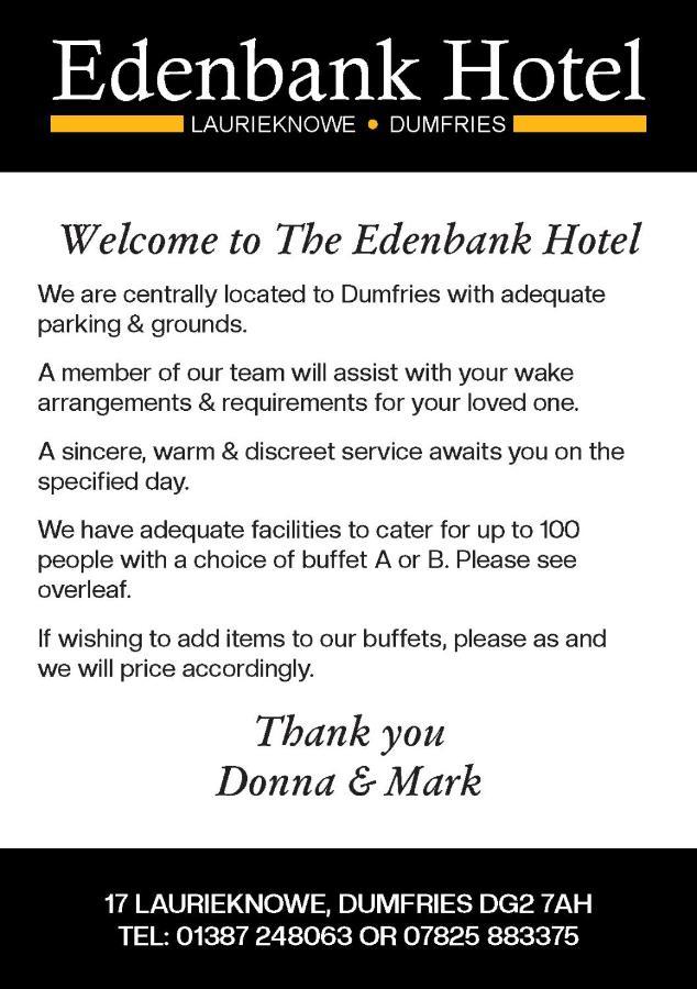 Edenbank Hotel ダンフリーズ エクステリア 写真